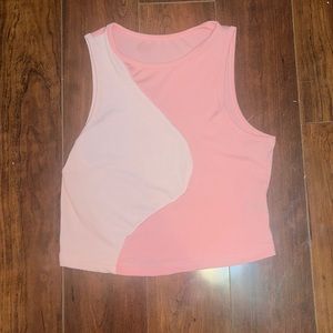 Light pink and dark pink tank top